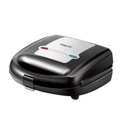 6-in-1 Portable Double-Sided Waffle &amp; Sandwich Maker