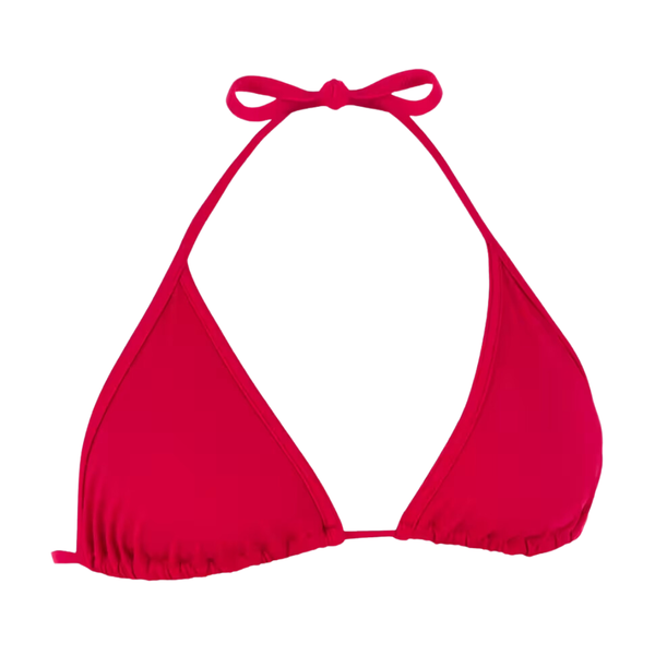 Olaian Mae Women's Sliding Triangle Swimsuit Top - Red