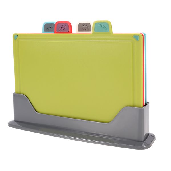 4 Piece Cutting Board Set Hygienic Food Prep Chopping Board Set