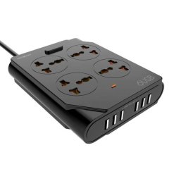 Moxom 4 Way Extension with 6 USB