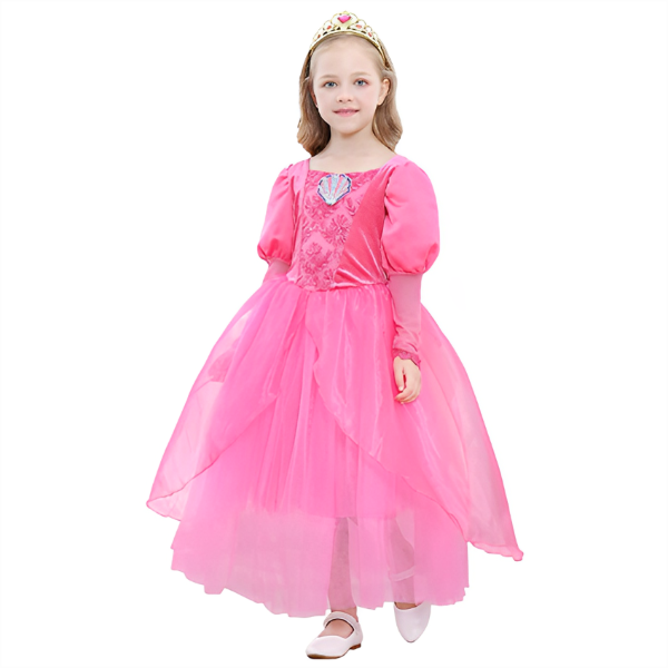 Fuscia Seashell Princess Dress