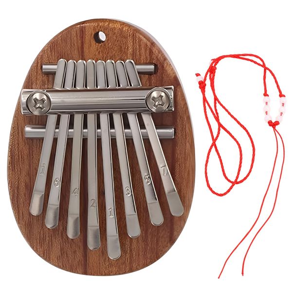 8 Keys Mini Kalimba Thumb Piano Portable Finger Piano Pocket Finger Harp