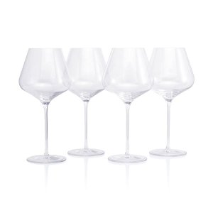 Le Creuset Set of 4 Burgundy Wine Glasses