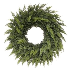 Martha and Stewart Real Touch Christmas Cedar Wreath