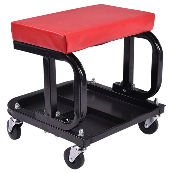 KR Mobile Maintenance / Repair Chair &amp; Tool Tray: Mechanic / Workshop Stool