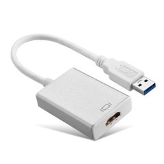 USB 3.0/2.0 To HDMI HDTV Video Adapter For Computer, TV, Laptop &amp; Projector