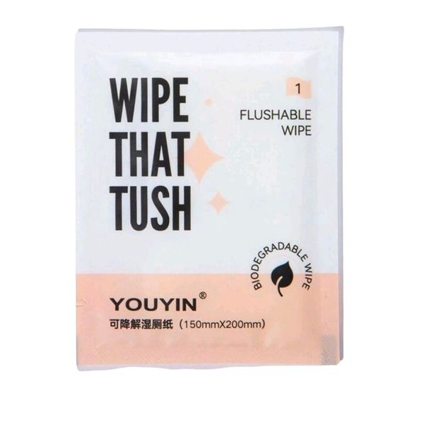 30 Pack Wipe That Tush - Flushable Biodegradable Wipes