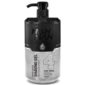 Nishman Fresh Active Shaving Gel 4 Easy Shave 1000ML