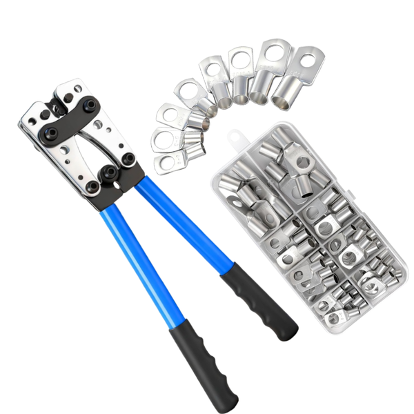 Crimping Tool Kit with 60 Wire Ferrules Electrical Wire Crimping Pliers Set