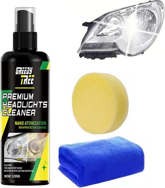 Headlight Restoration Kit - Advanced Ceramic Coating, Eliminates Yellowing