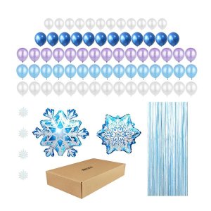 Heartdeco Snowflake Balloon Christmas Birthday Party Decor 68 Pieces Pack
