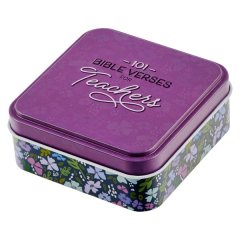 Cards In Tin - 101 Bible Verses For Teachers