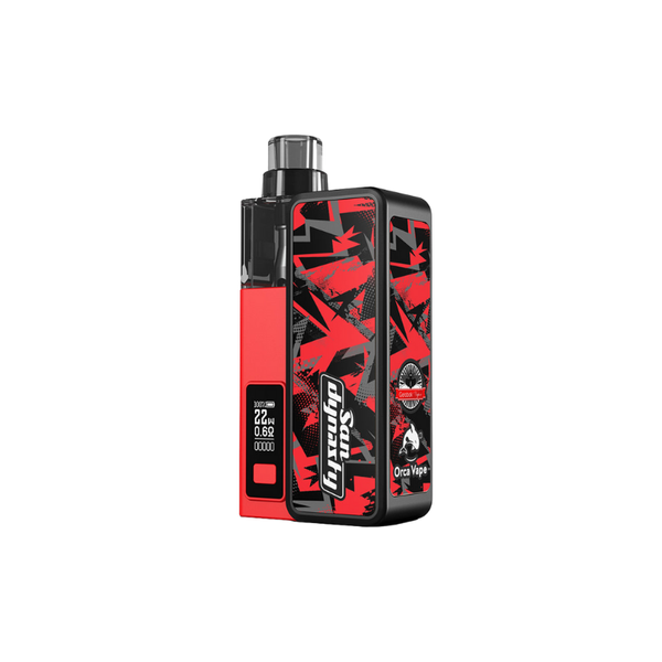 Orca Vape San Dynasty Pod Kit Cherry Red