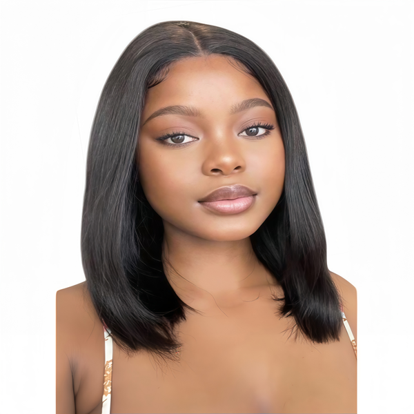 Luvée 14 inch Straight Wig - Human Hair with 13x4 Lace Front
