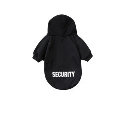 Dog Hoodie T Shirt - Security - Medium