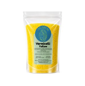 Yellow Vermicelli Cake Sprinkles - Premium Decor