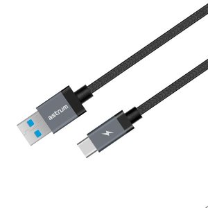 Astrum UT620 USB 3.0 to USB-C Charge &amp; Sync Braided Cable 1.2m