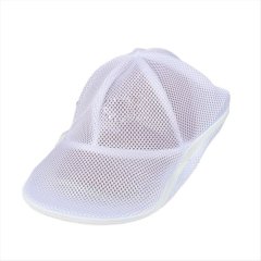Hat Wash Protector Baseball Cap Cleaner Laundry Bag White