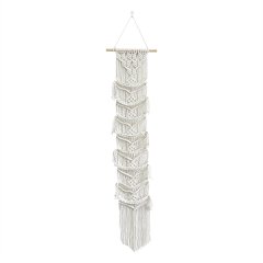 Ball Cap Hanger-Boho Macrame Cap Holder Wall Hat Organizer B