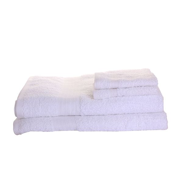 Bristol Egyptian Towel Set - 2 x Face Cloth, 2 x Bath Sheet