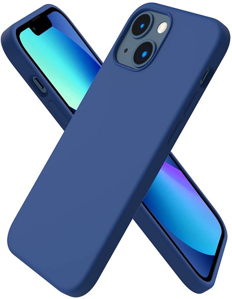 Tuff-Luv Soft Feel Liquid Silicone Case for Apple iPhone 13 Mini - Blue