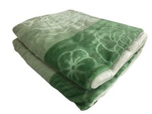 Queen Size mink Blanket Single PLY Two Tone Color