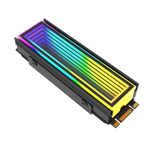 M.2 ARGB Computer Radiator 2280 SSD M2 Radiator,Black