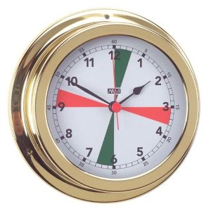 ANVI 32.0405 Radio Silence Clock – Polished Brass &amp; Lacquered