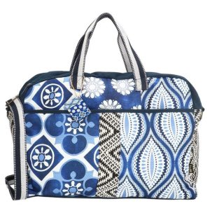 PE-Florence Flipflops on Black&amp;White Ladies Travel Bag