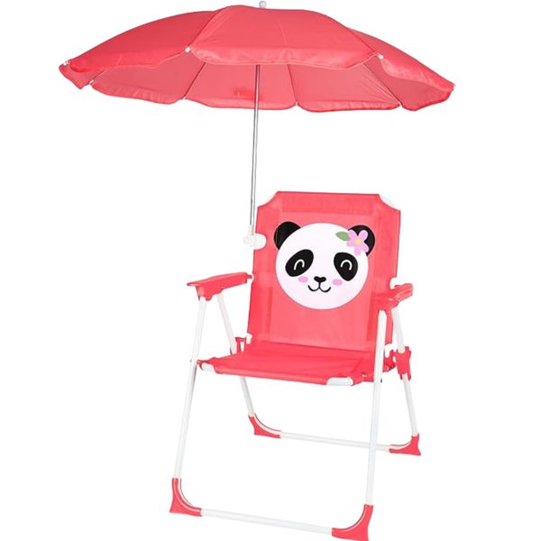 Kids Beach Chair with Umbrella for Outdoor Travel Camping Beach Pool
