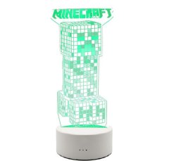 3D LED: Minecraft Creeper Optical Illusion Lamps Light