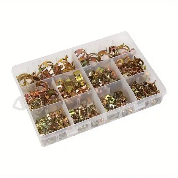 Hose Spring Clip Clamps - 75 Pieces