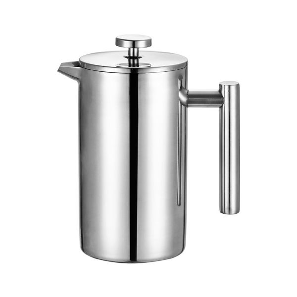 304 French Press Coffee Maker, Multi-Function Hand-Poured Coffee Pot