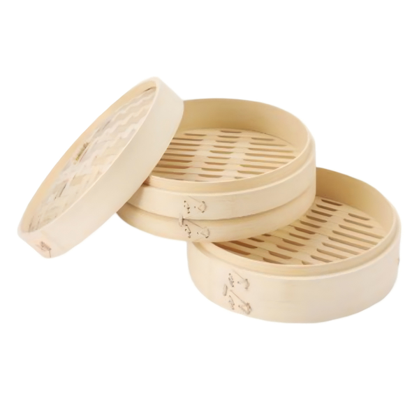 Yellow Bamboo Steamer Basket Large Bamboo Steamer Steaming Basket