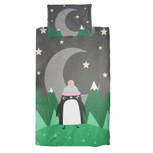 Valley Penguin Cot Duvet Set