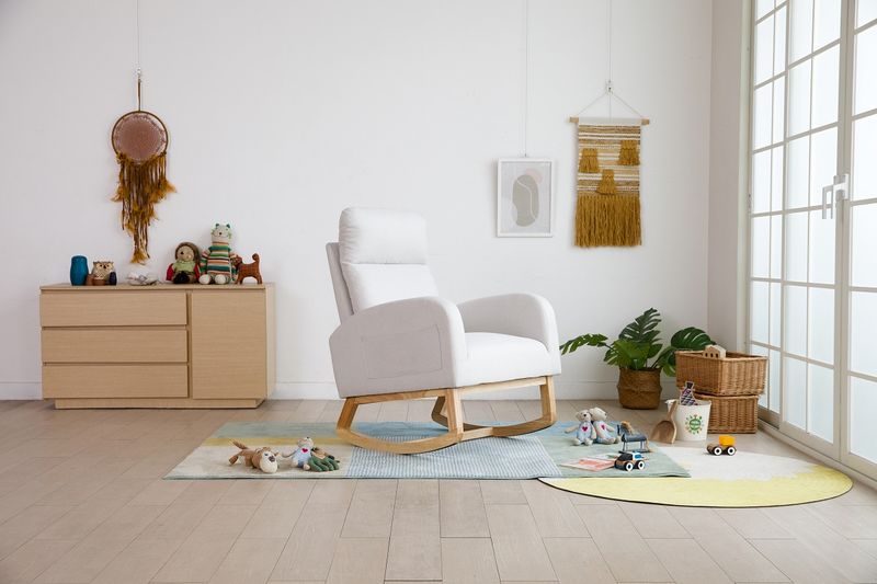 George &amp; Mason Baby - Waterproof Rocking Chair with Side Pocket