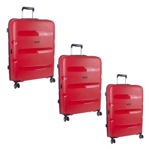 Cellini Cruze Trolley 3 Piece Luggage Set- Orange