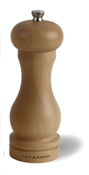 Cole &amp; Mason - Precision Beech Capstan Salt Mill - 165mm