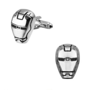 Dashing Dude - Silver Ironman Cufflinks
