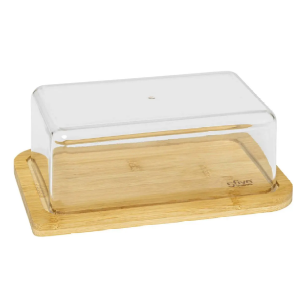 5five Butter Dish with Bamboo Base