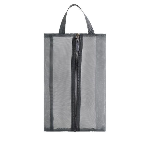 Mesh Shoe Storage Bag with Zipper - Large Capacity
