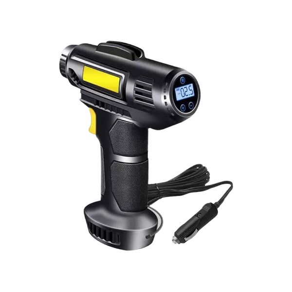 Digital display car air pump emergency car tool portable air compressor
