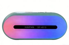 Modern Capsule Wireless Speaker with Full-Front LED &amp; Clear Sound