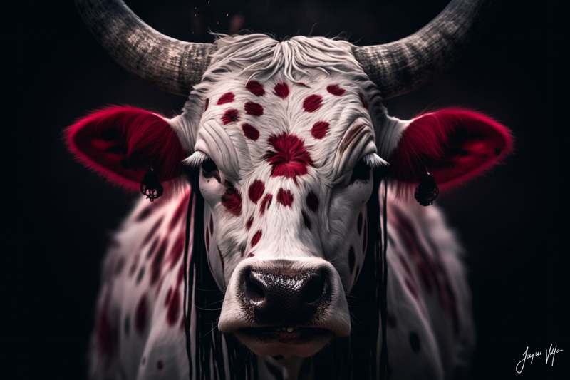 Canvas Wall Art Design - Hyper Realistic Urban Nguni