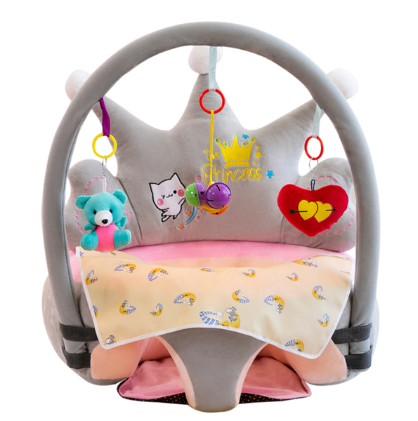 Royal crown Baby Plush Chair Baby Seats Sofa With Game Pole