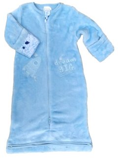 Baby Velour Fleece Sleeping Bag 0 - 3 Months Only