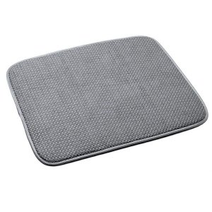 Kitchen Kult Microfiber Ultra Absorbent Dish Drying Mat - Grey