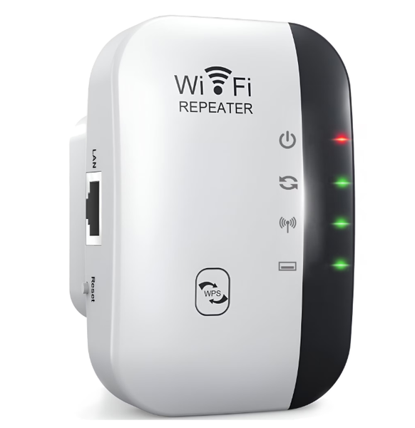 WiFi Signal Amplifier, 2.4GHz, 300Mbps, Effective Range 100 Meters