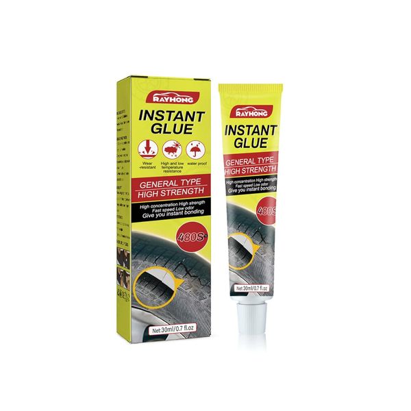 Tool Automotive DIY 20g Tire Puncture Repair Patch &amp; Sealant Glue (30ml)