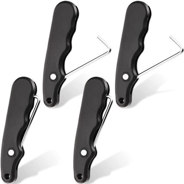 4 Pcs Skate Lace Tightener for Hockey Ice Skates Figure Skates Boot